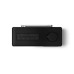 Splash-proof portable radio for home and garden