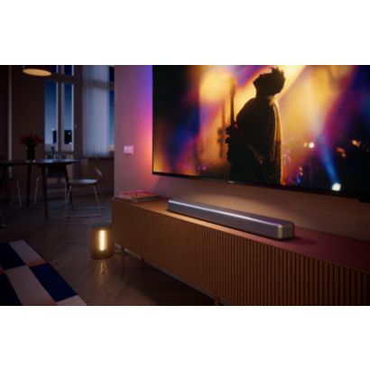 テレビに調和する、豊かで洗練されたステレオサウンド