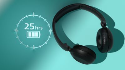 مدة تشغيل تصل إلى 25 ساعة. شحن عبر كابل USB-C