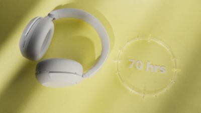 Up to 70 hours of play time (50 with noise cancelling on)