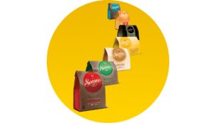 Grande variedade de blends e sabores de café SENSEO®