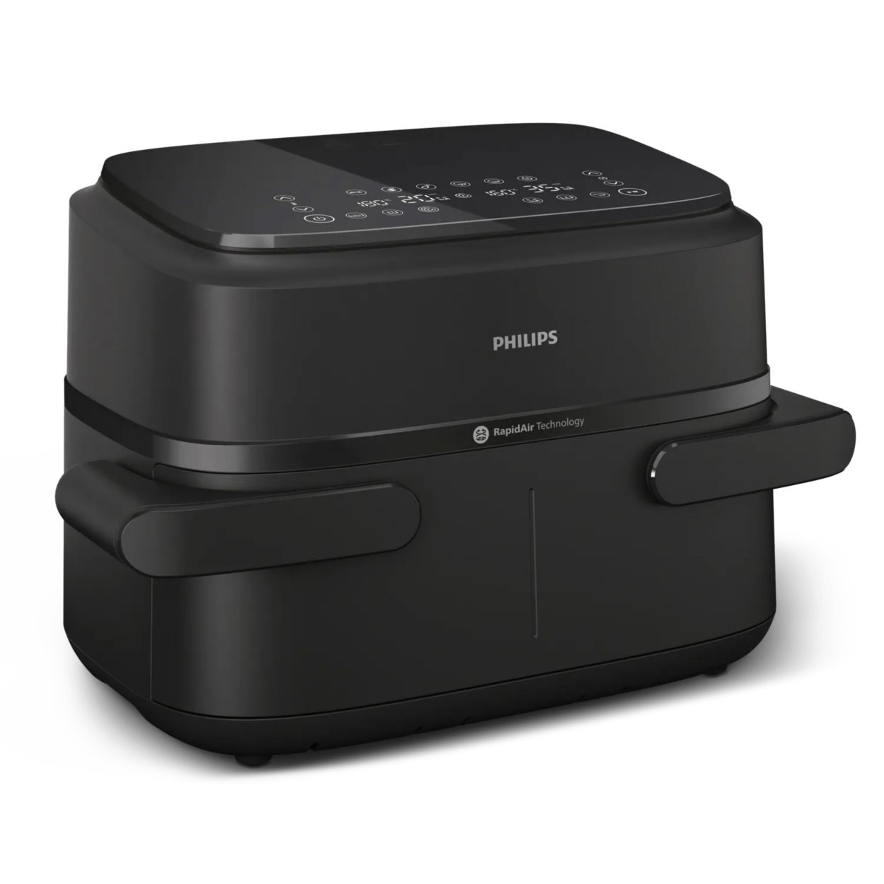 Our most compact dual basket airfryer