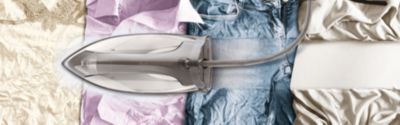 100% fast on all fabrics, no other steam iron is faster