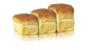 Cepiet trīs izmēru maizes klaipus, tostarp īpaši lielus — 1,25 kg