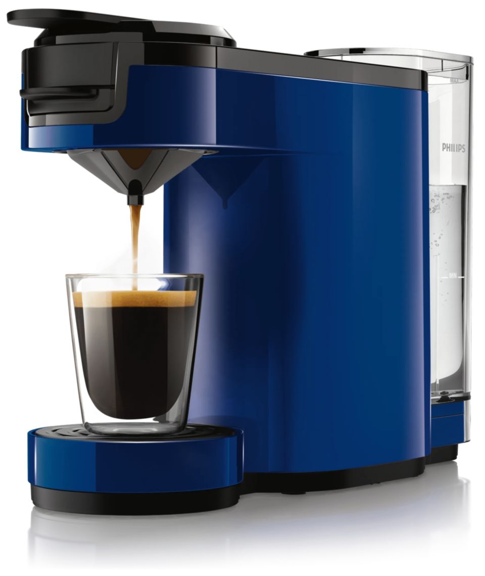 Verrukkelijke, intense koffie met &eacute;&eacute;n druk op de knop