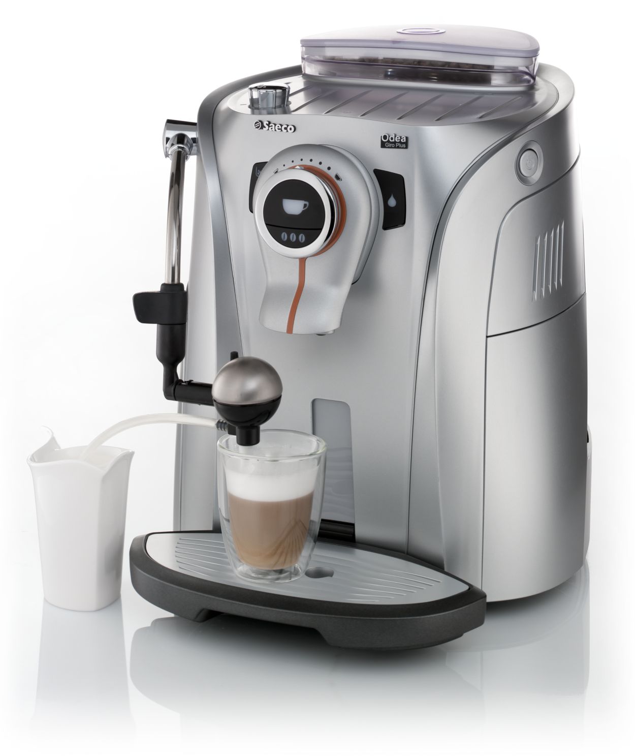 Espressomachine met een trendy en functioneel ontwerp