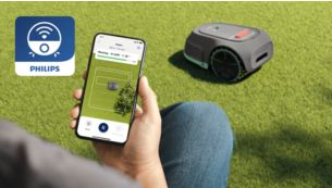 D&eacute;finissez, surveillez et g&eacute;rez la tonte o&ugrave; que vous vous trouviez via l'application HomeRun