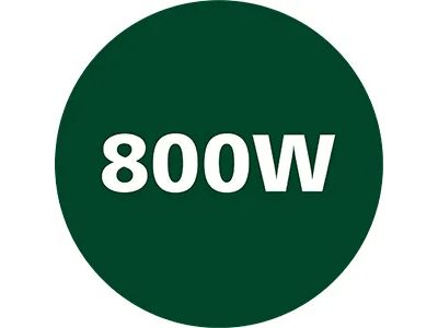 Potente motor de 800 W