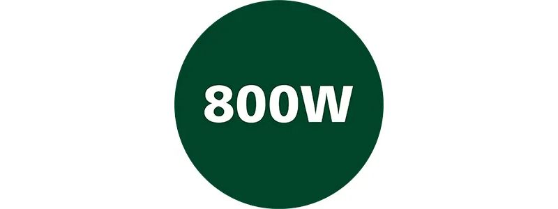 Motor de 800 W para las masas más pesadas