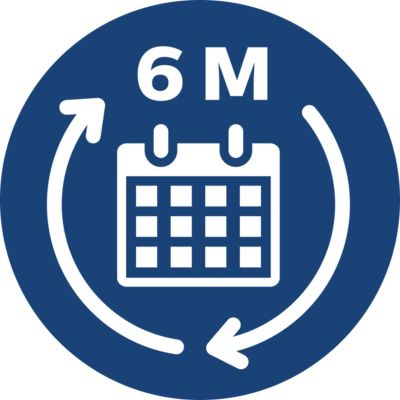 Keiskite kas 6 mėnesius