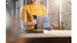 Jusqu'à 5 000 tasses*** sans détartrage grâce à AquaClean