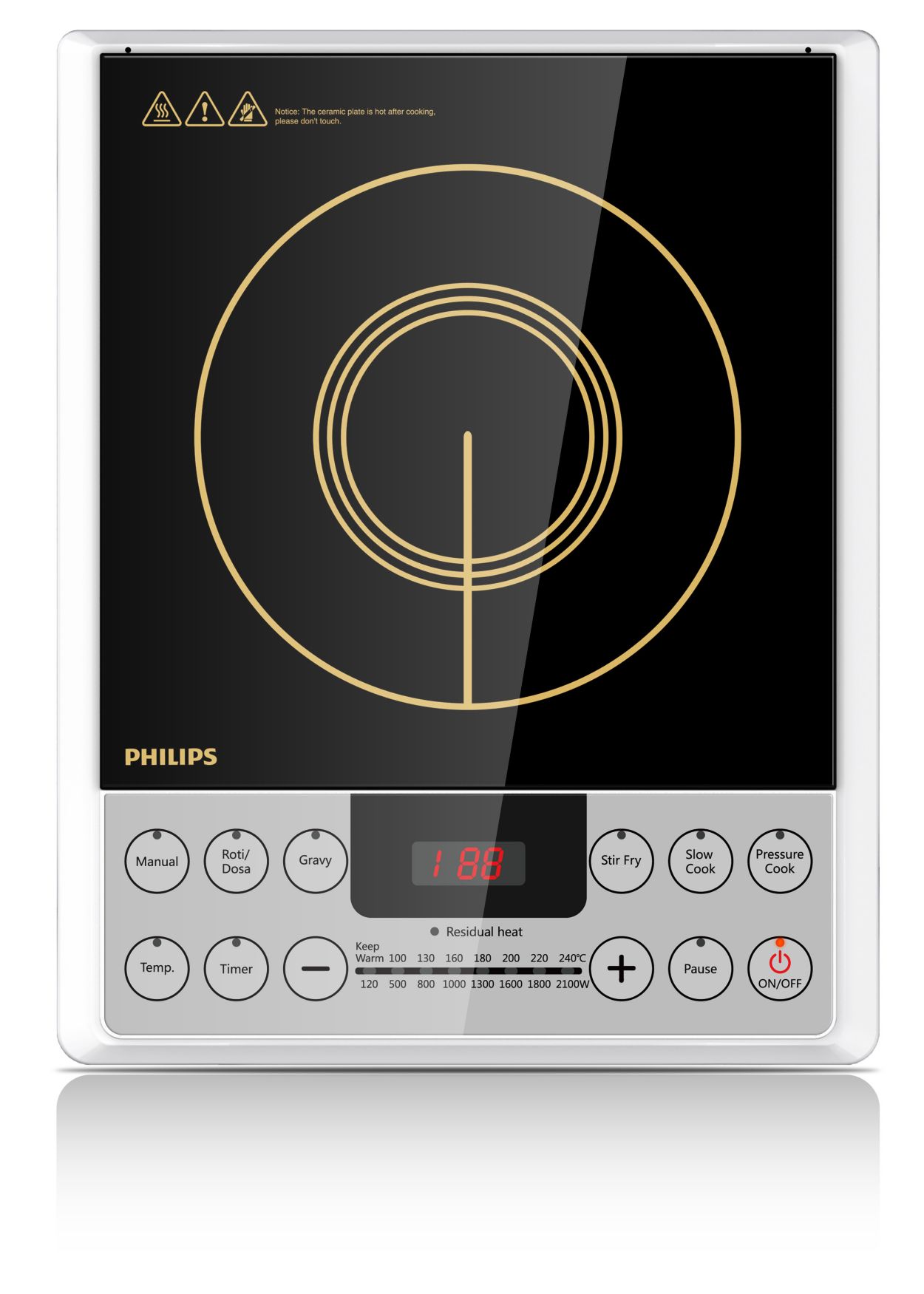 Philips induction cooker how to use sale