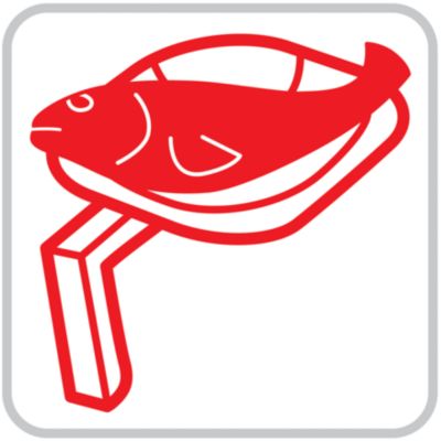 Augustatud pind tagab grillimisel täiusliku kiire õhuvoo