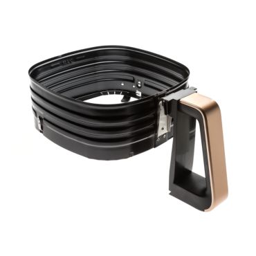 XXL premium Coş QuickClean negru şi auriu-roz