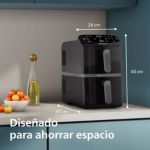 El doble de comidas, un 45 % menos de espacio