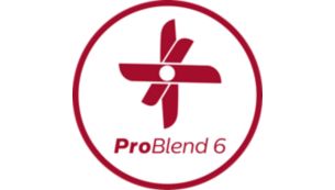 Tecnologia ProBlend 6 para resultados perfeitos