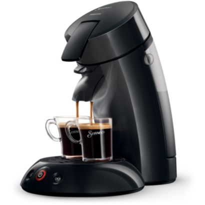 Kaffe af SENSEO®-kvalitet beriget med opskummet mælk
