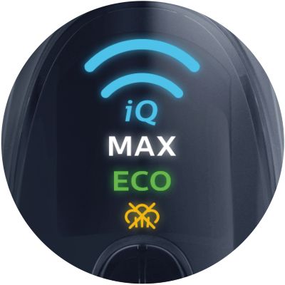 Režimy naparovania na pohodlné používanie: DynamiQ, MAX, ECO a OFF