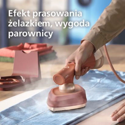 Efekt prasowania żelazkiem, wygoda parownicy