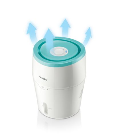 Evenly distributes humidified air throughout the room