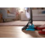 Siurbimas ir valymas šluoste vienu metu