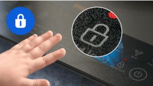 Enhanced safety with Child lock function
