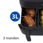 Onze eerste Airfryer met twee manden én stoomfunctie
