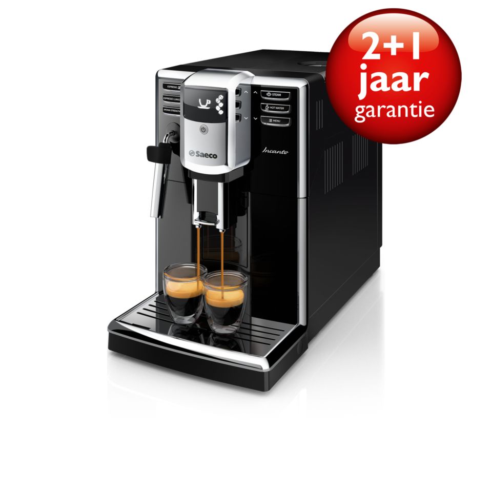Elegant design. Indrukwekkende koffiekwaliteit.