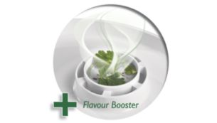 O Flavour Booster adiciona mais o sabor com ervas aromáticas e especiarias deliciosas