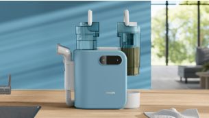 Reinigt nur mit sauberem Wasser