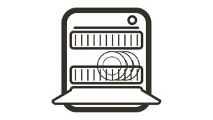 Surface facile à nettoyer et éléments compatibles au lave-vaisselle