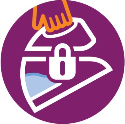 Bloqueo de seguridad para un transporte fácil y seguro