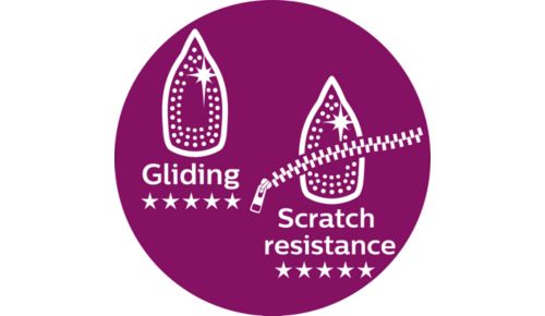 De best glijdende en de meest krasbestendige zoolplaat van Philips