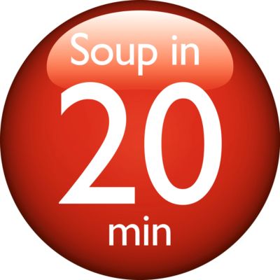 Haga su sopa favorita en un plazo de 20 minutos