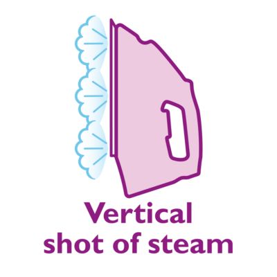 Vapor vertical para eliminar arrugas en telas colgadas