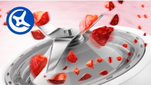Sharp blades to crush and blend smoothly