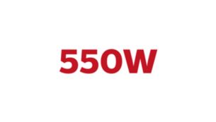 550 watts: alto desempenho com economia de energia