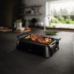Delicious grilled food with virtually no smoke