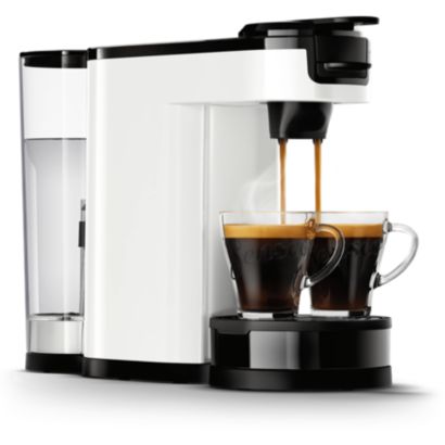 Caffè delizioso in due modi, con filtro o cialde