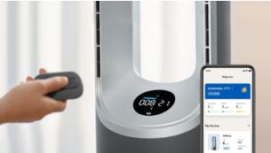 Cihazınızı kumanda veya Air+ uygulaması ile kontrol edin