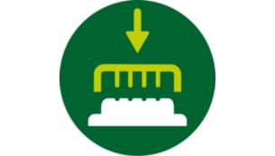 Erikoismuotoiltu puhdistusv&auml;line vaivattomaan puhdistukseen