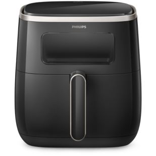 3000 系列 XL 号 Airfryer 空气炸锅 5.6 升，可视空炸，黑色