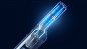 Thời gian chạy chế độ mạnh nhất l&ecirc;n tới 18 ph&uacute;t được hỗ trợ bởi pin Li-ion **