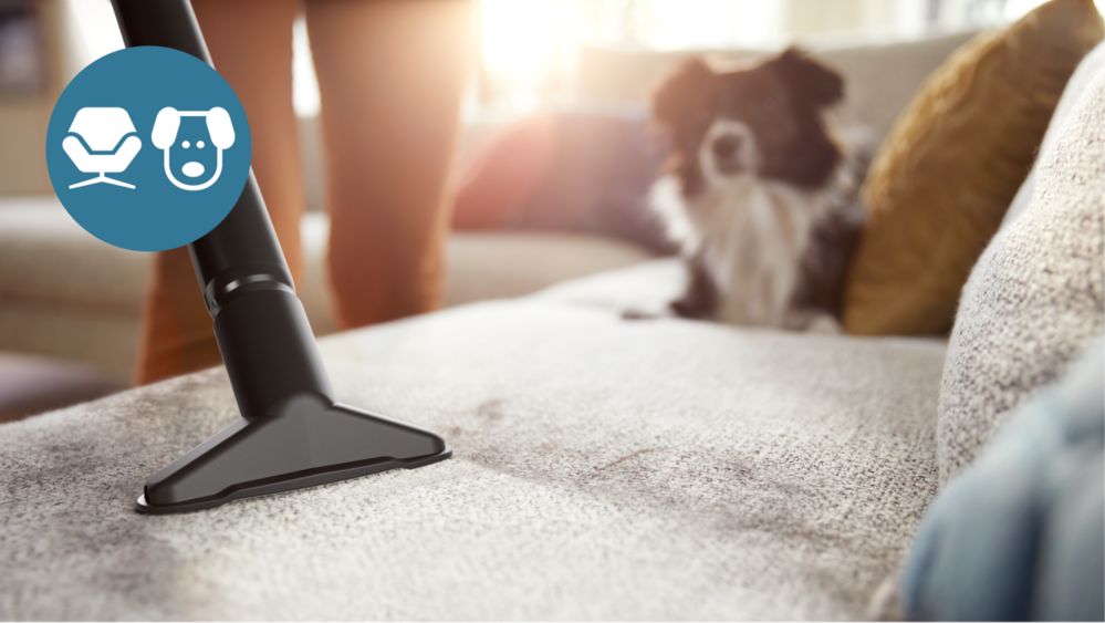Furniture nozzle 90mm designed to clean soft furnishings