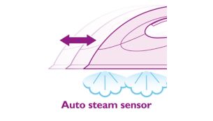 Automat. Dampfsensor aktiviert Dampfausstoß automatisch