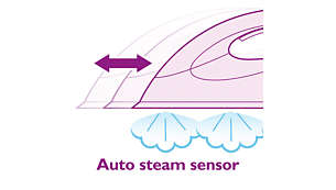 Auto Steam-sensor aktiverar ångan automatiskt