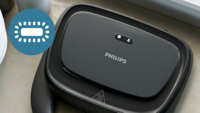 Svetelné indikátory sa rozsvietia, keď ste pripravení opekať