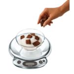 Tiksliai rodo svorį gramais arba uncijomis