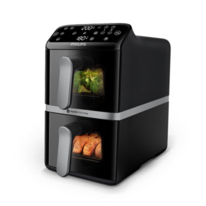 Philips Верт. Airfryer серия 4000, дв. кошница