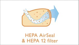 EPA AirSeal plus EPA 12 filter